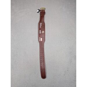 Darc Sport Wolverine Weight Belt Red Leather Mens Medium Powerlifting Hero Gym